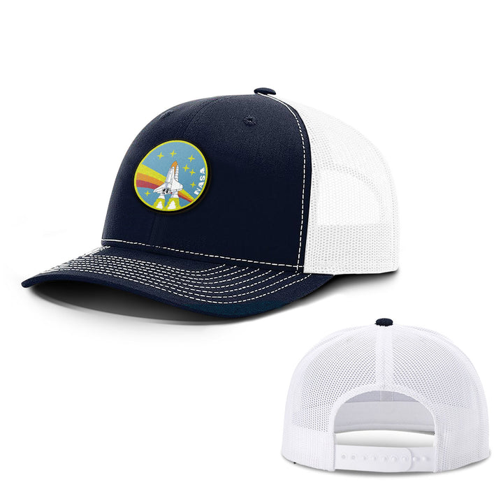 NASA Vintage Patch Hats - BustedTees.com