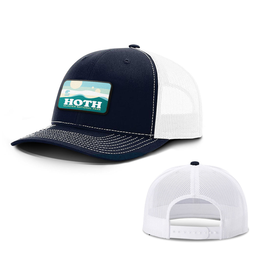 Hoth Glacier National Park Patch Hats