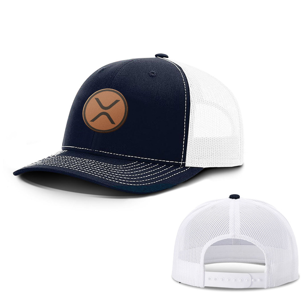 XRP Leather Patch Hats - BustedTees.com