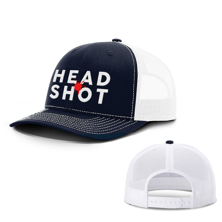 Head Shot Hats - BustedTees.com