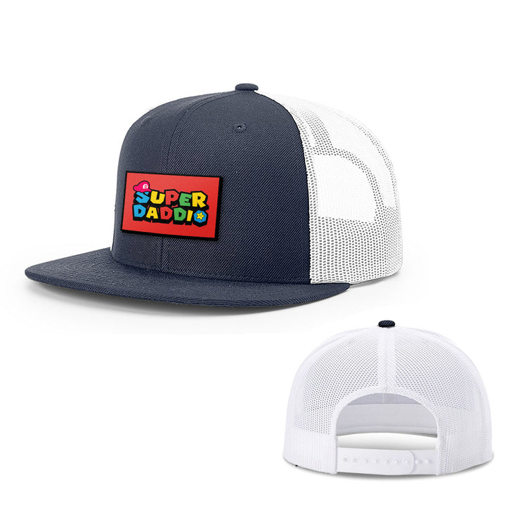 Super Daddio Patch Hats - BustedTees.com