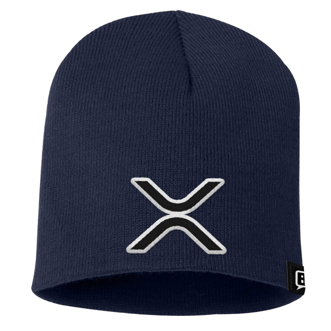 XRP Logo Beanies - BustedTees.com