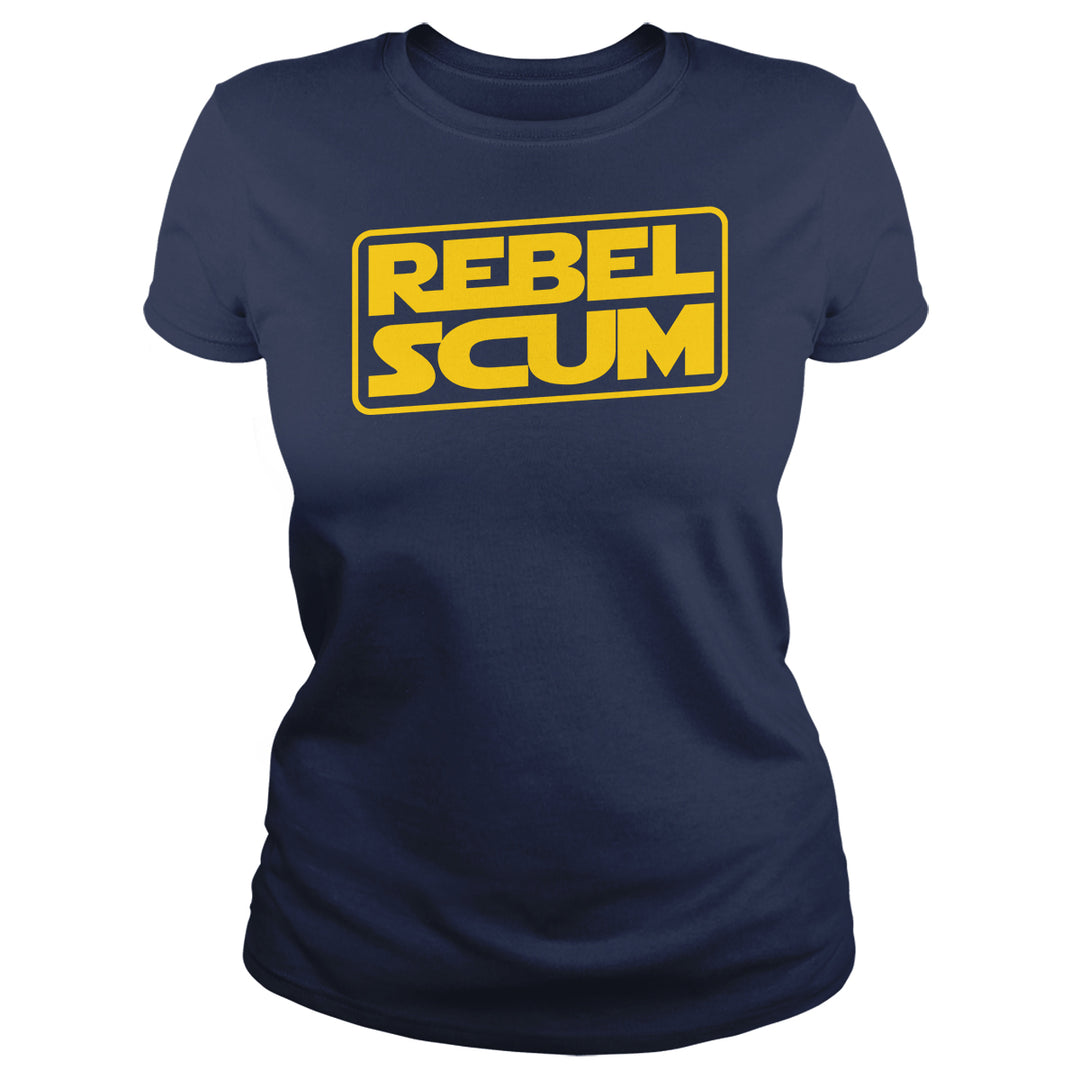 Rebel Scum Logo - BustedTees.com