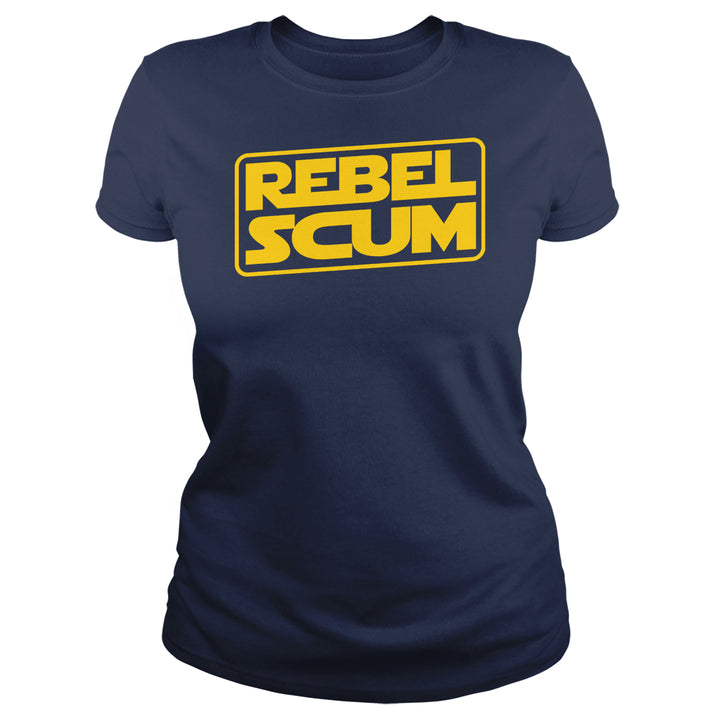 Rebel Scum Logo - BustedTees.com
