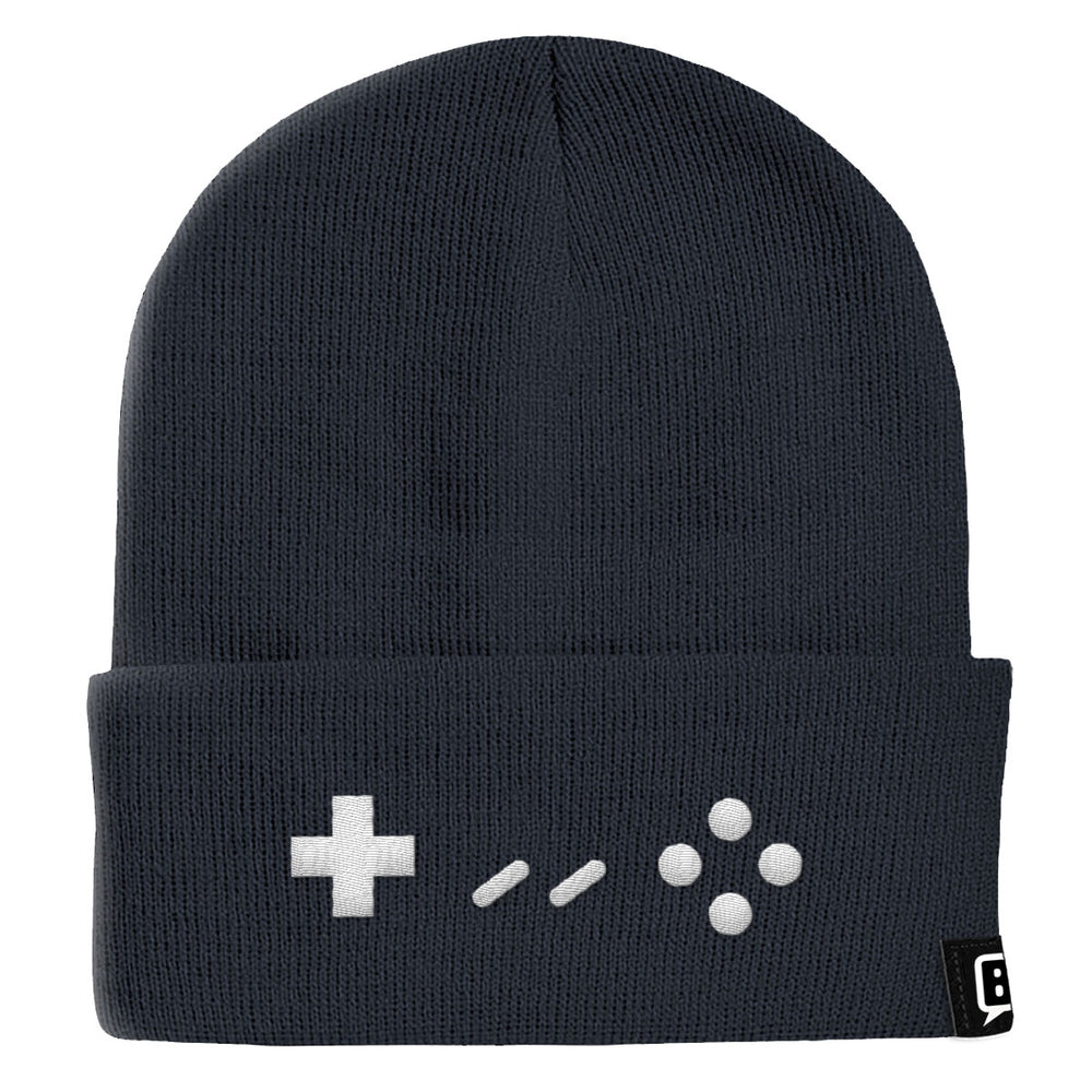 Super Old School Remote Beanies - BustedTees.com
