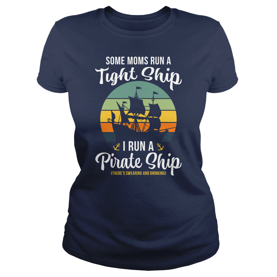 Mom Pirate Ship - BustedTees.com