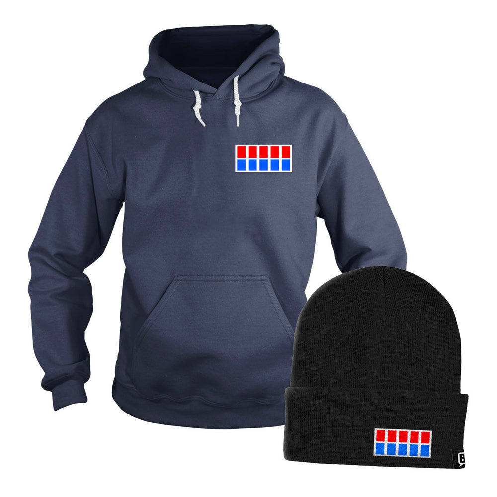 Imperial Officer Hoodie + Free Beanie - BustedTees.com