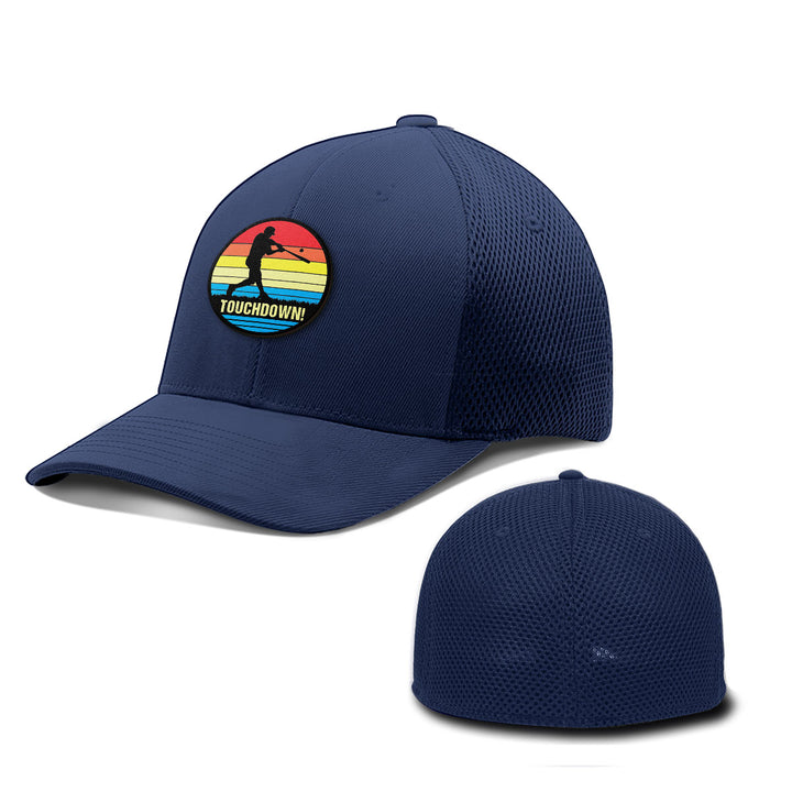 Touchdown Baseball Patch Hats - BustedTees.com