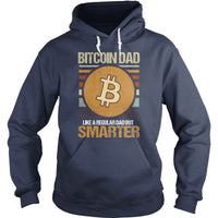 Load image into Gallery viewer, Bitcoin Dad Smarter - BustedTees.com
