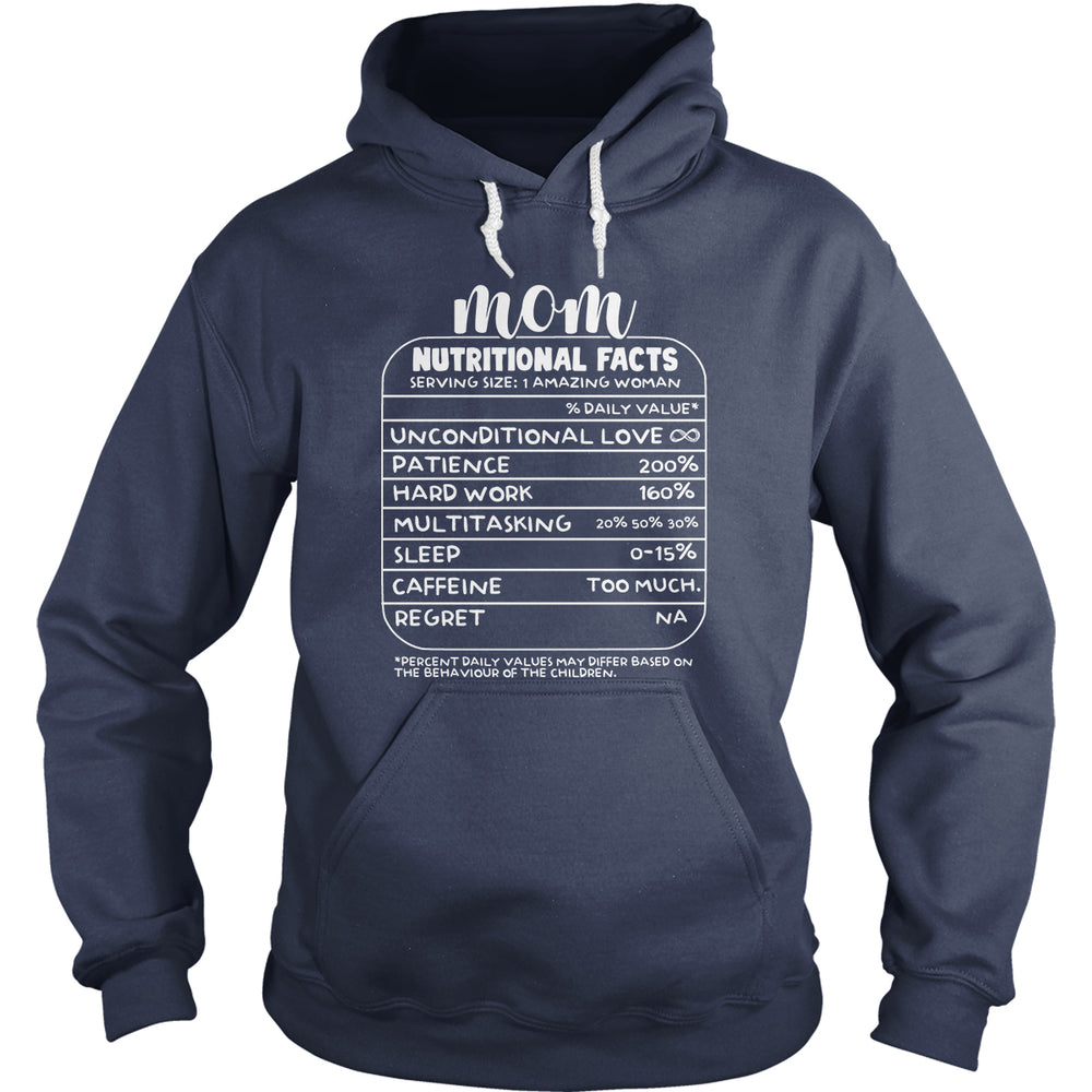 Mom Nutrition Facts - BustedTees.com