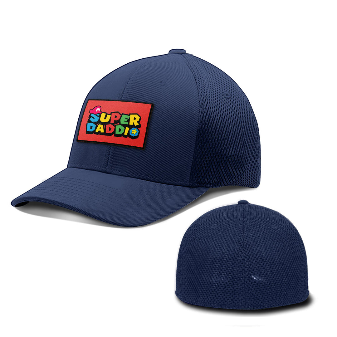 Super Daddio Patch Hats - BustedTees.com