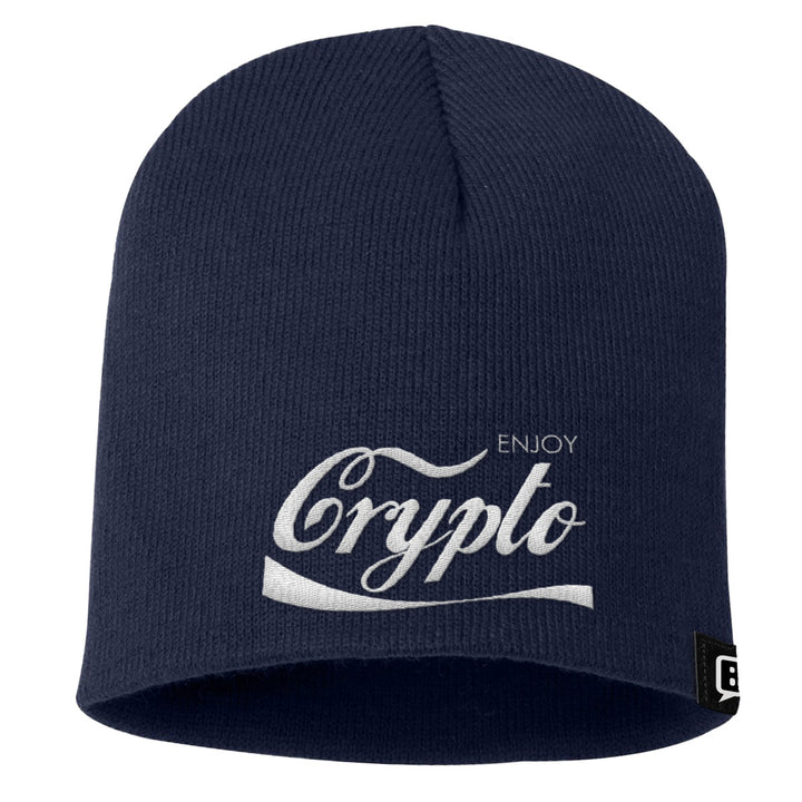 Enjoy Crypto Beanies - BustedTees.com