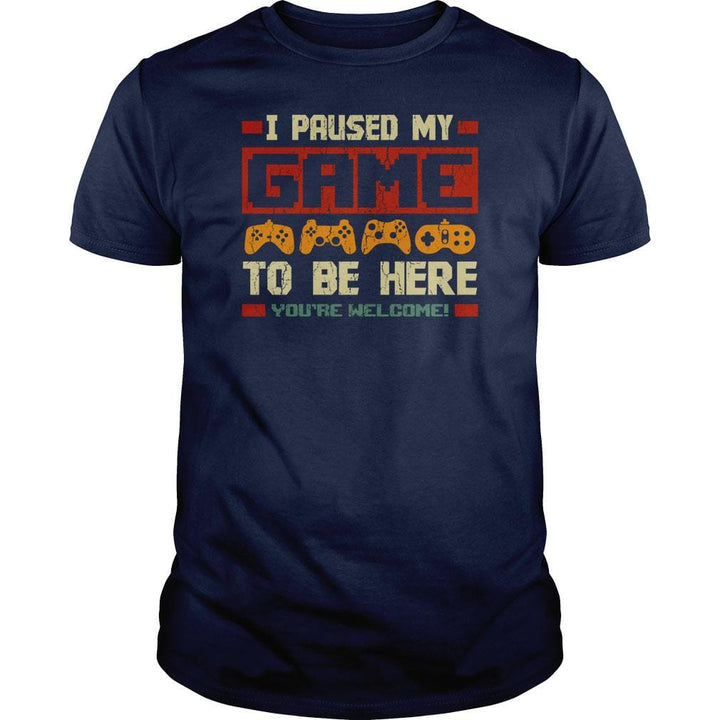 I Paused my Game - BustedTees.com