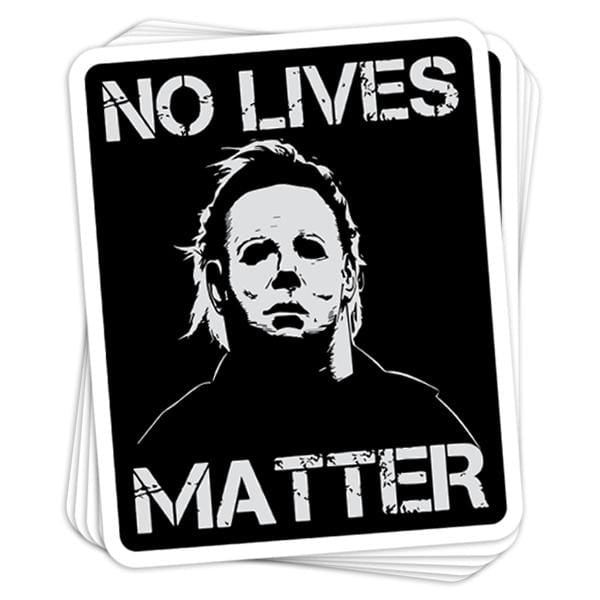 No Lives Matter Vinyl Sticker - BustedTees.com