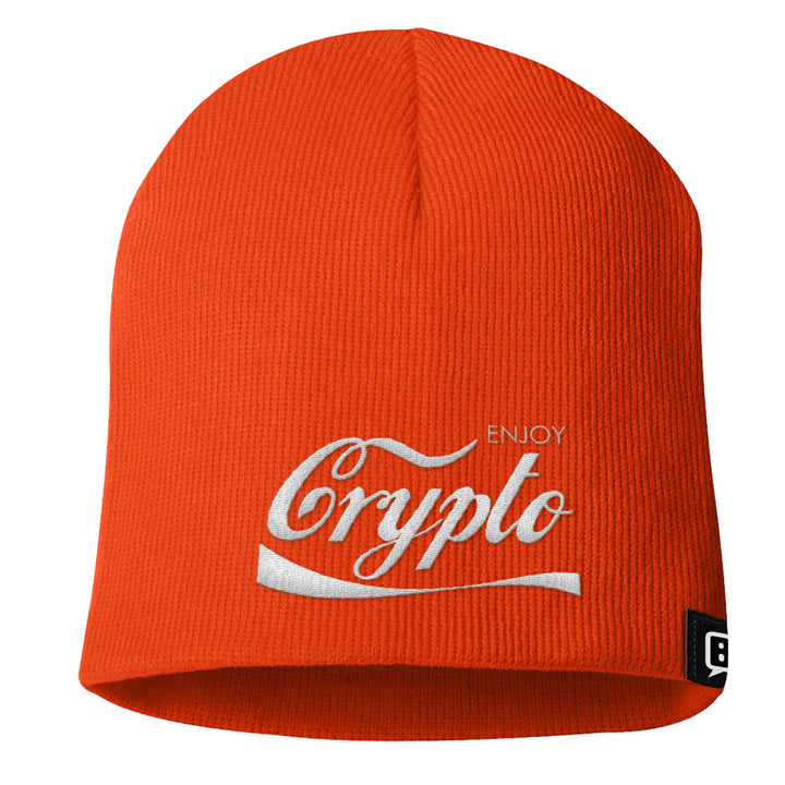 Enjoy Crypto Beanies - BustedTees.com