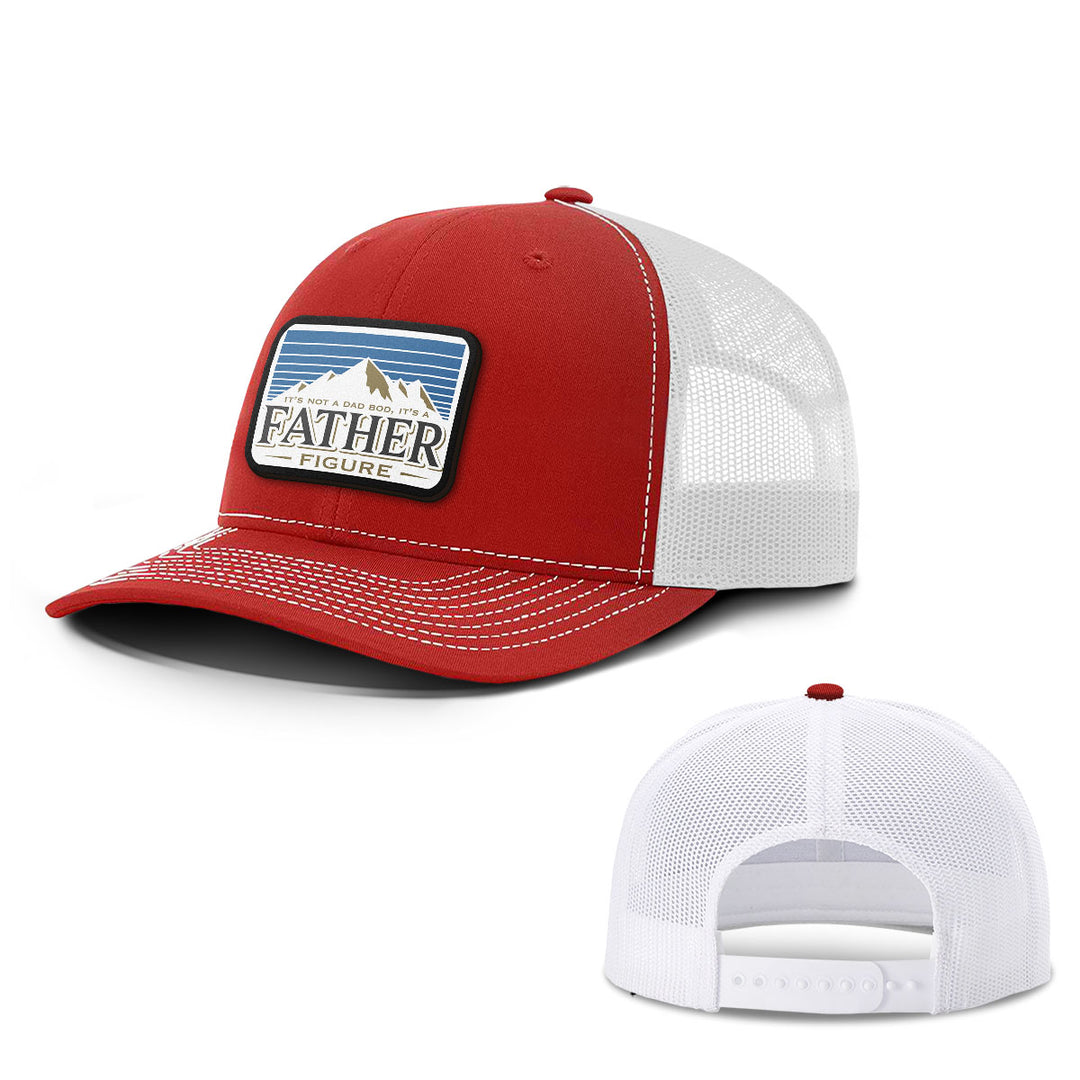 Dad Bod Father Figure Patch Hats - BustedTees.com