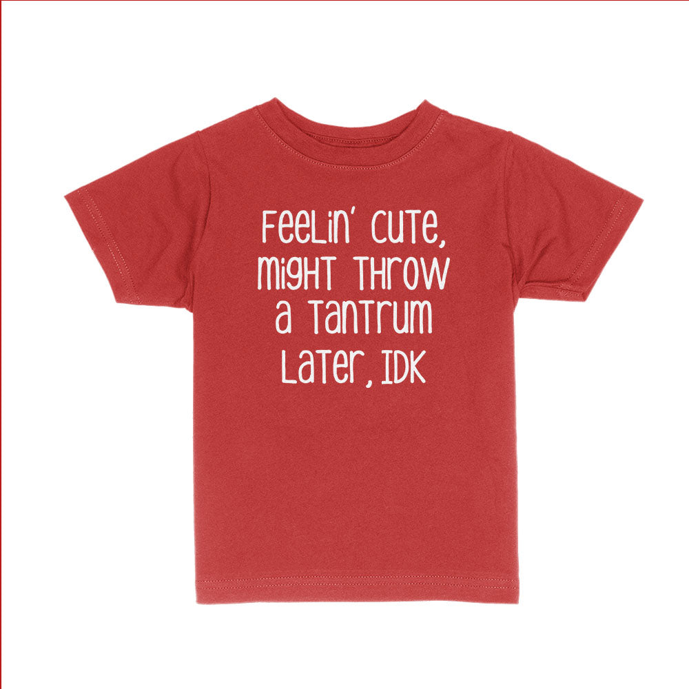 Feelin Cute Kids Shirts - BustedTees.com
