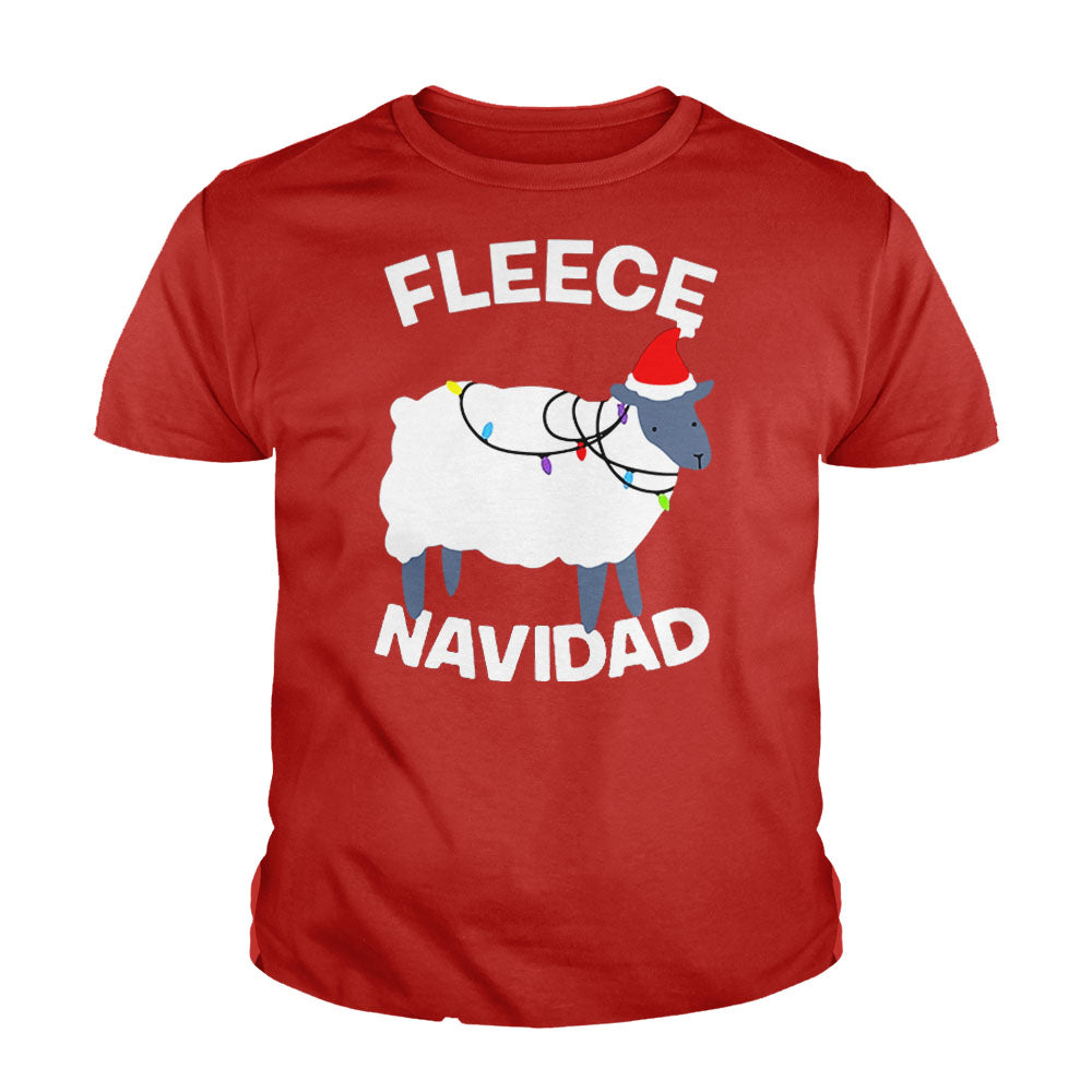 Fleece Navidad Kids Shirt - BustedTees.com