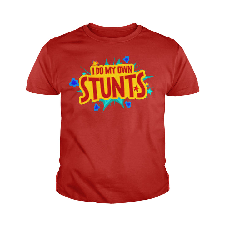 I Do My Own Stunts Kids Shirts - BustedTees.com