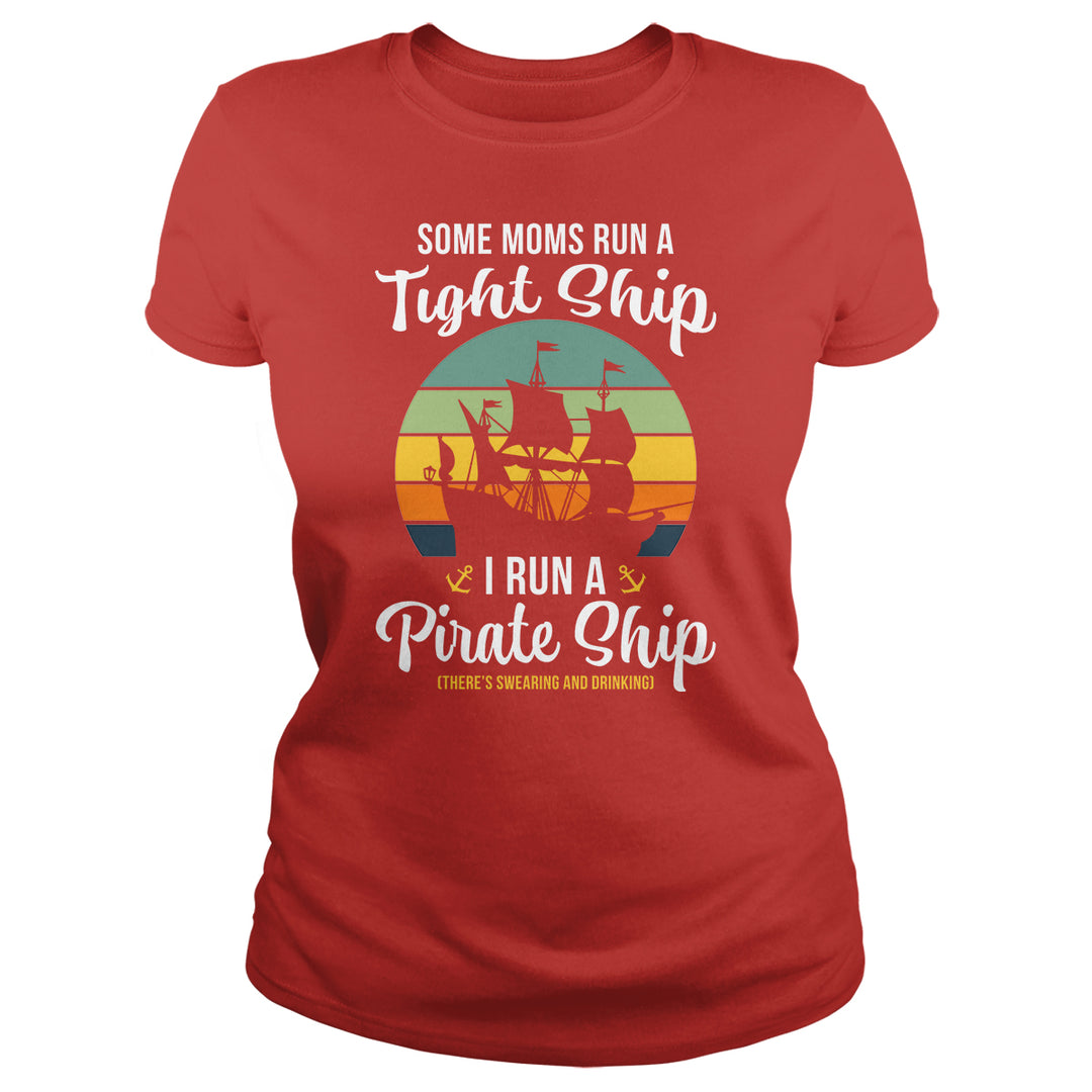 Mom Pirate Ship - BustedTees.com