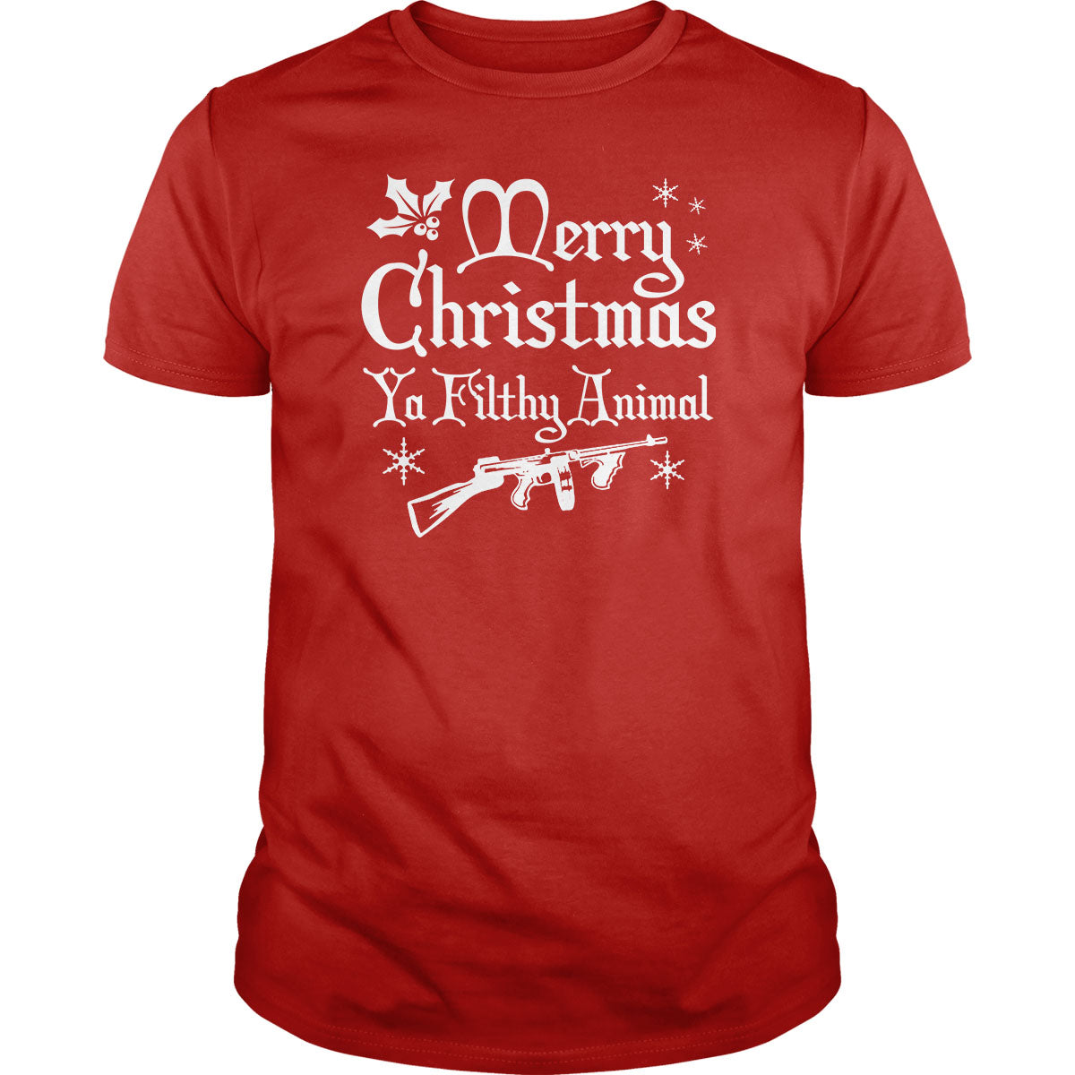 Merry Christmas Ya Filthy Animal - BustedTees.com