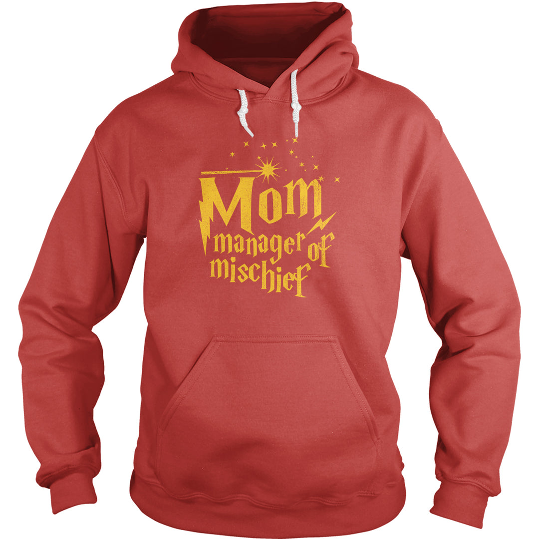 Mom Manager Of Mischief Hoodie