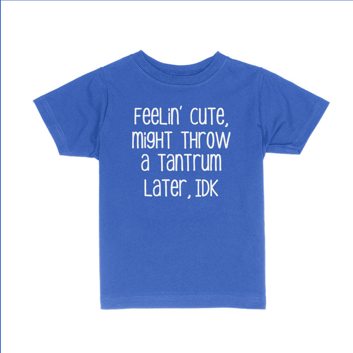 Feelin Cute Kids Shirts - BustedTees.com