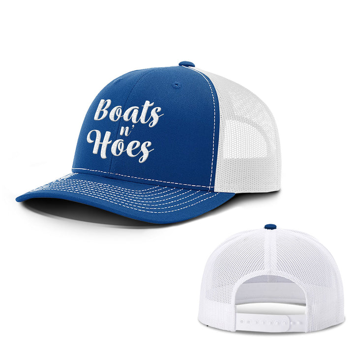 Boats n Hoes Hats - BustedTees.com