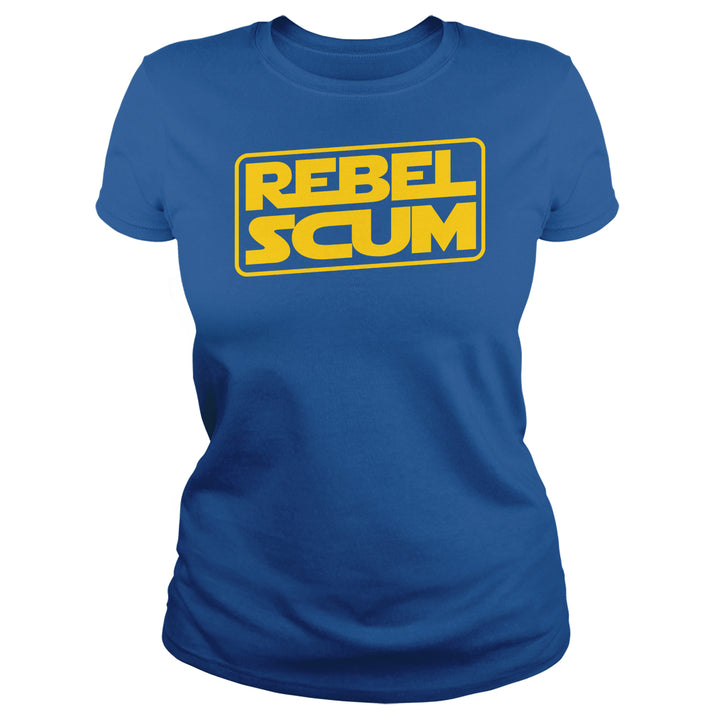 Rebel Scum Logo - BustedTees.com
