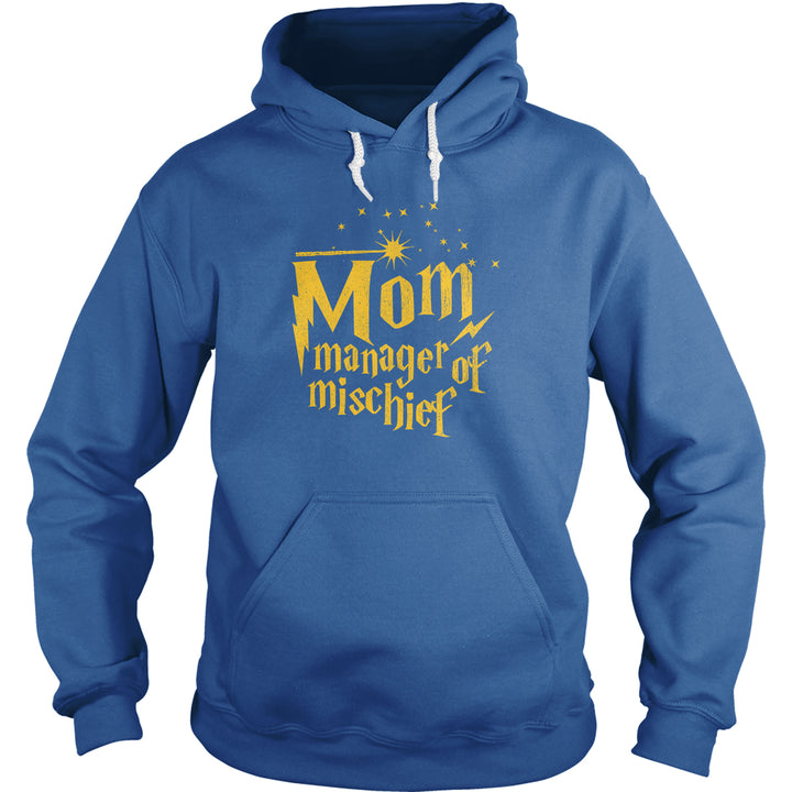 Mom Manager Of Mischief Hoodie