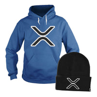Load image into Gallery viewer, XRP Logo Hoodie + Free Beanie
