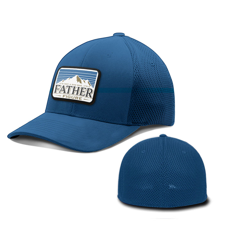 Dad Bod Father Figure Patch Hats - BustedTees.com