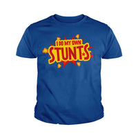 Load image into Gallery viewer, I Do My Own Stunts Kids Shirts - BustedTees.com
