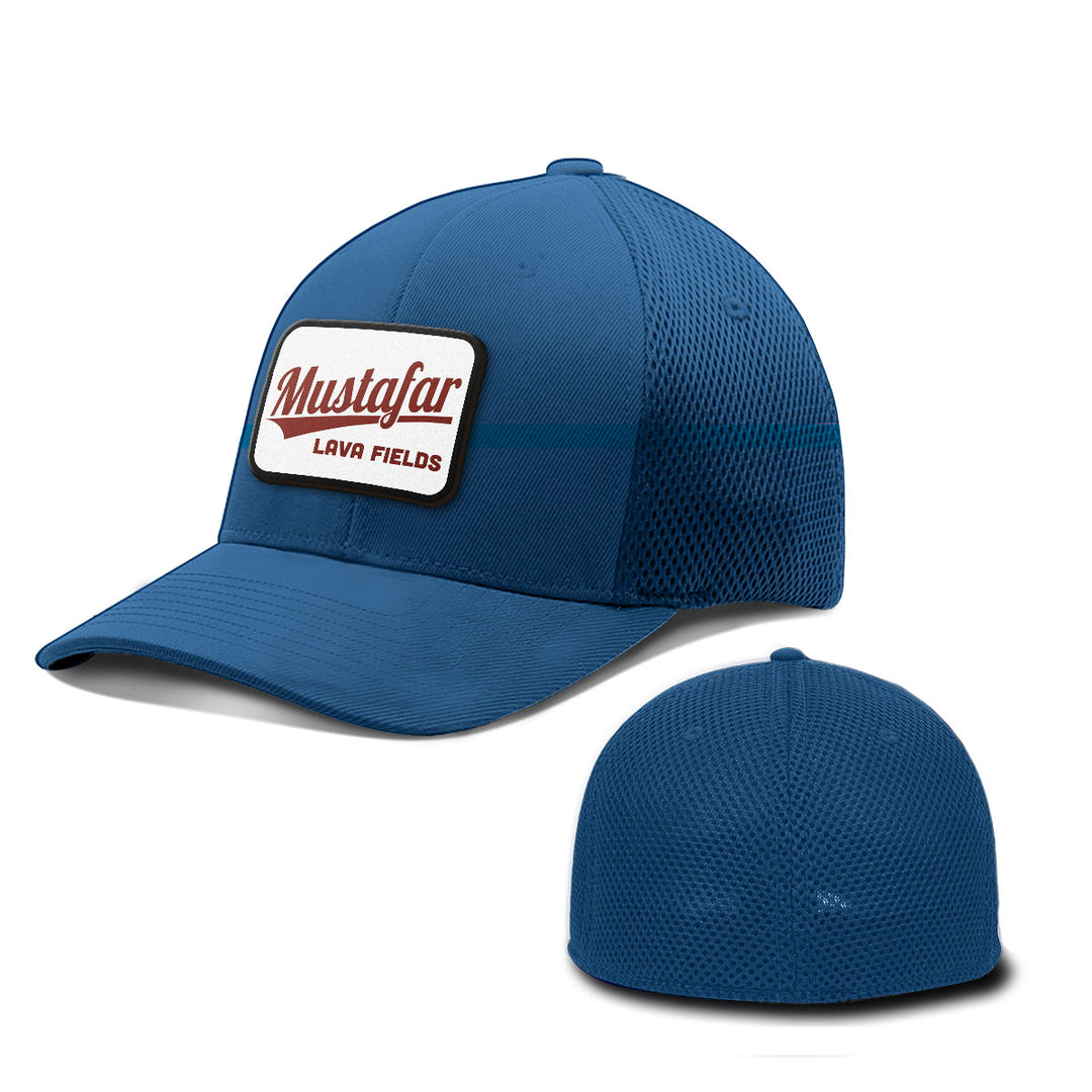 Mustafar Lava Fields Patch Hats - BustedTees.com