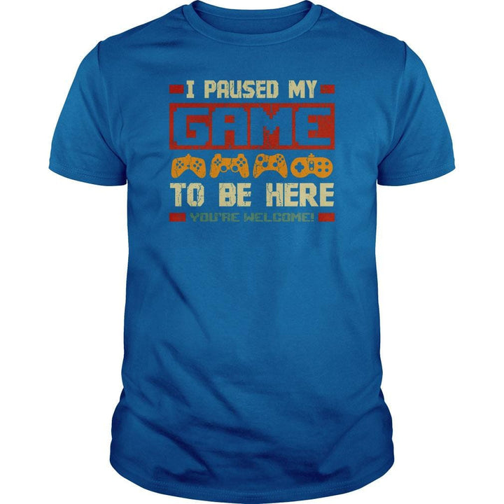 I Paused my Game - BustedTees.com