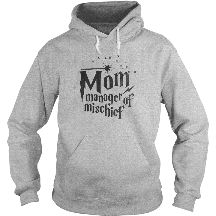 Mom Manager Of Mischief Hoodie