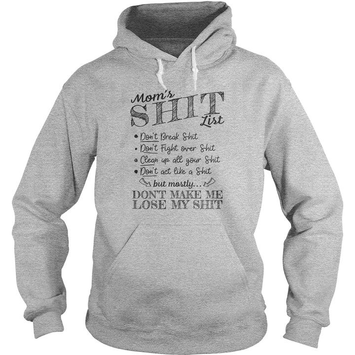 Mom's Shit List - BustedTees.com