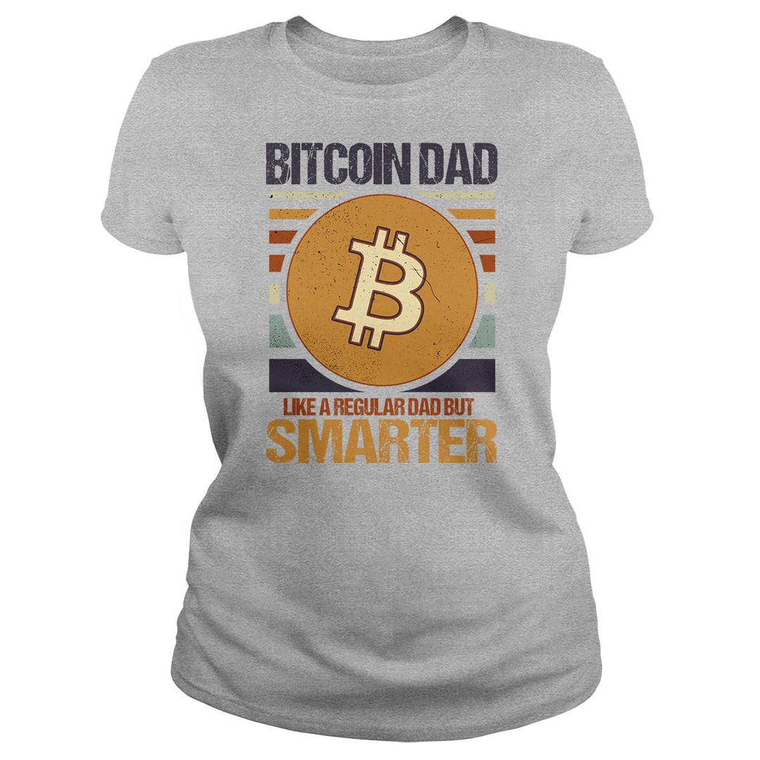 Bitcoin Dad Smarter - BustedTees.com