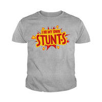 Load image into Gallery viewer, I Do My Own Stunts Kids Shirts - BustedTees.com
