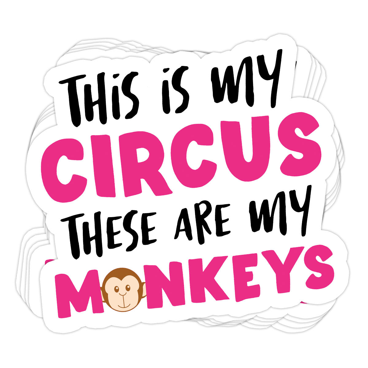 This Is My Circus Vinyl Sticker - BustedTees.com