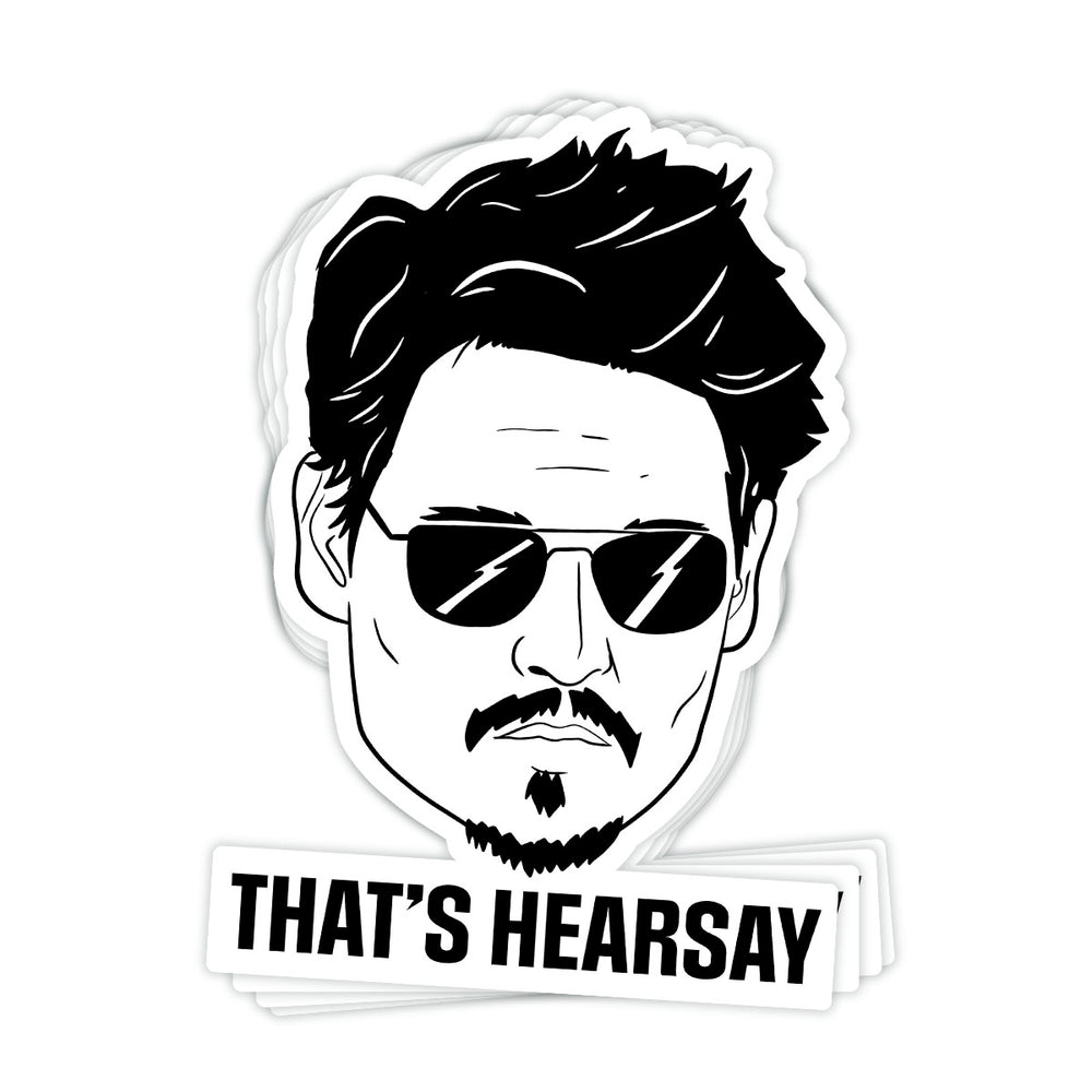 That's Hearsay Vinyl Sticker - BustedTees.com