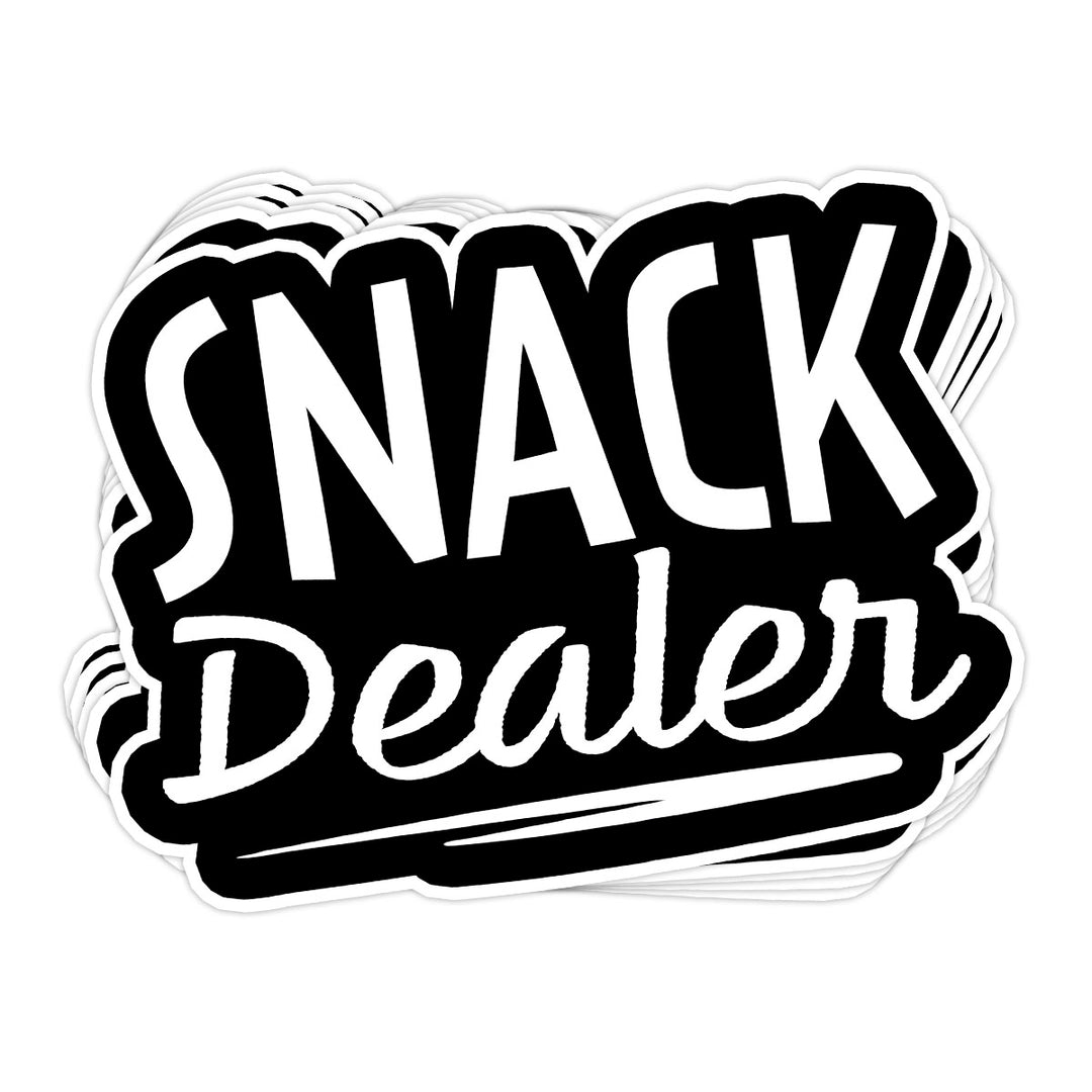 Snack Dealer Vinyl Sticker - BustedTees.com