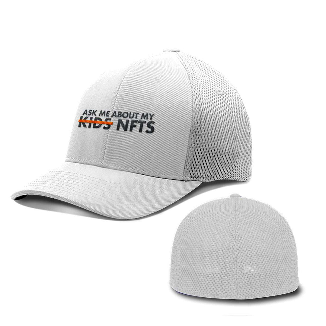 Ask Me About My NFTs Hats - BustedTees.com