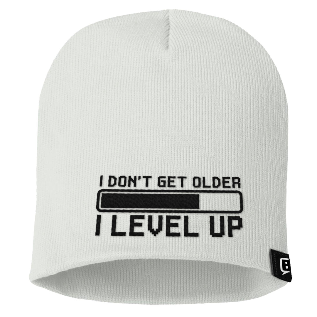 I Don't Get Older I Level Up Beanies - BustedTees.com