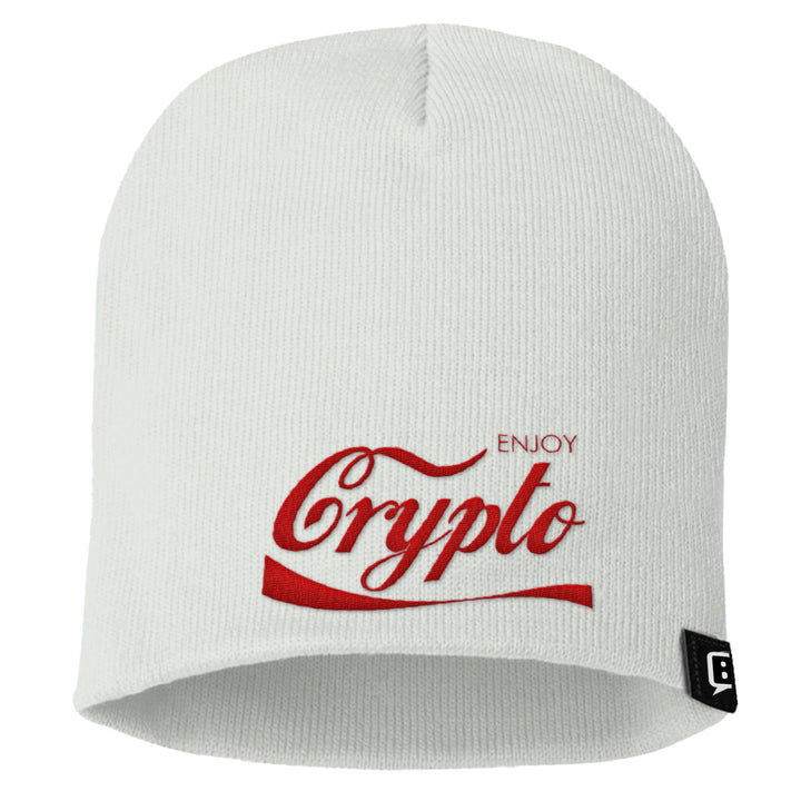 Enjoy Crypto Beanies - BustedTees.com