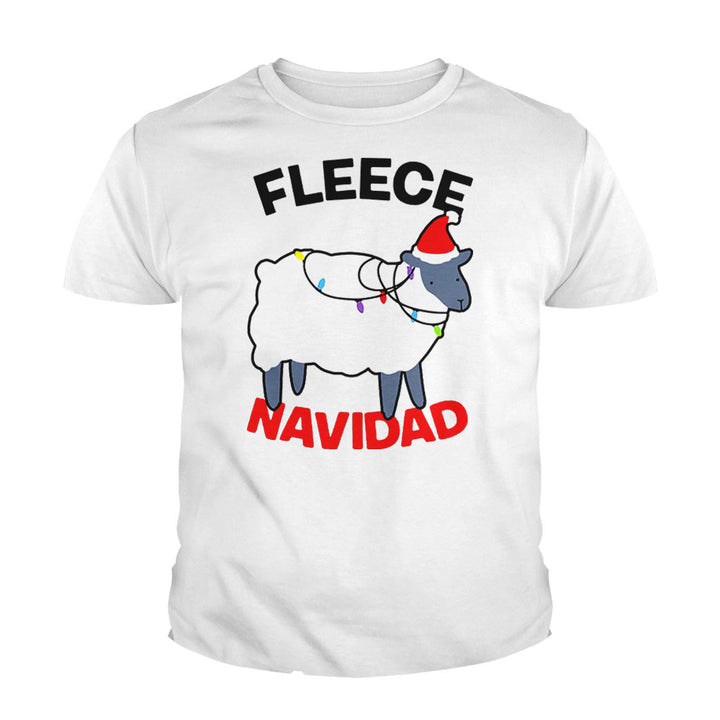 Fleece Navidad Kids Shirt - BustedTees.com