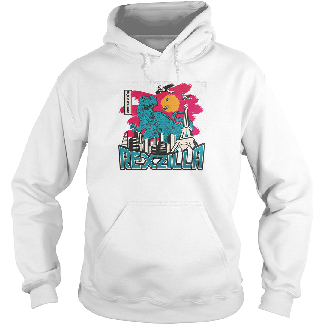 Retro Vintage Japanese Monster Rexzilla Hoodie