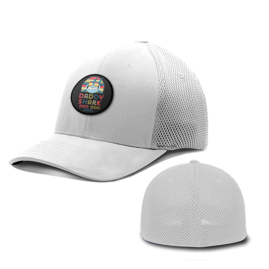 Daddy Sharks Patch Hats - BustedTees.com