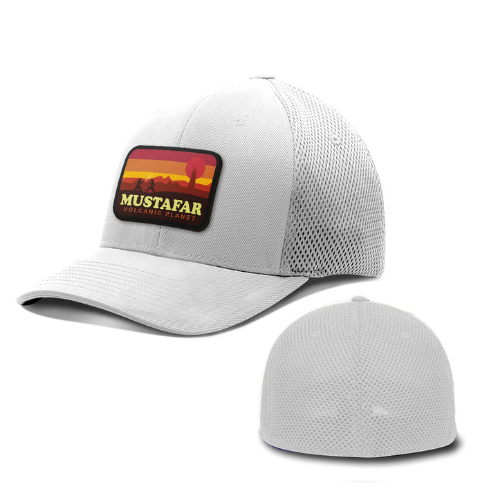 Mustafar Volcanic Planet Patch Hats - BustedTees.com