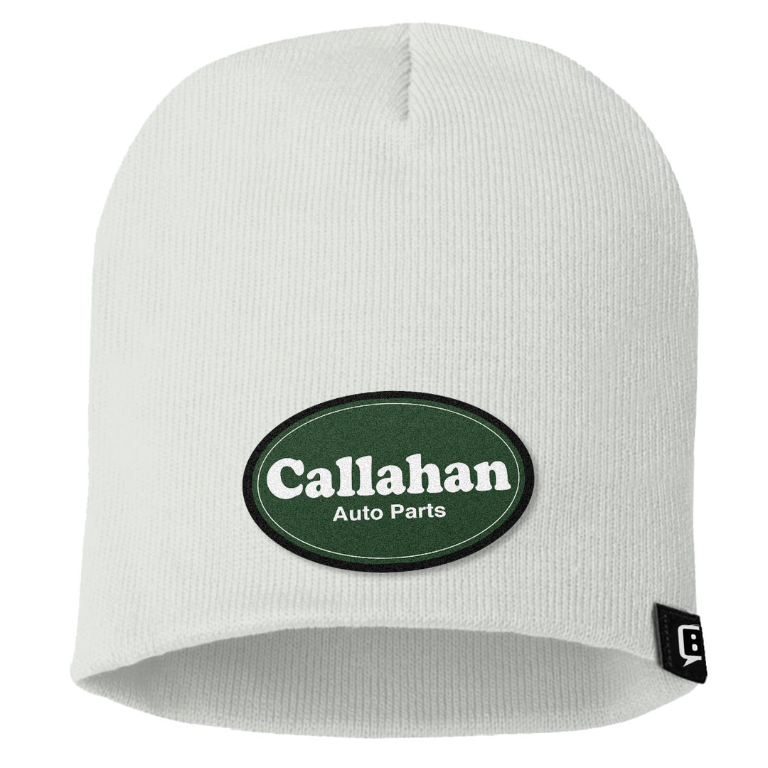 Callahan Auto Parts Patch Beanies - BustedTees.com